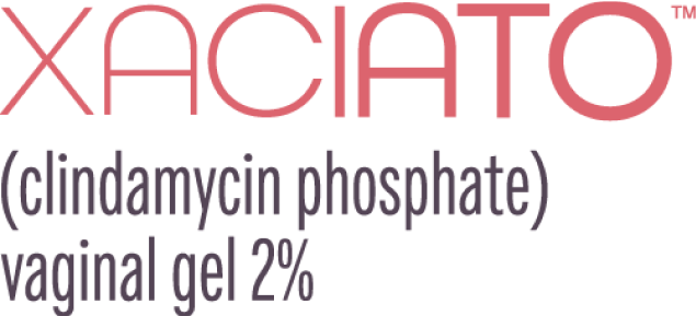 XACIATO™ (clindamycin phosphate) Vaginal Gel 2% Logo