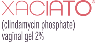 XACIATO™ (clindamycin phosphate) Vaginal Gel 2% Logo